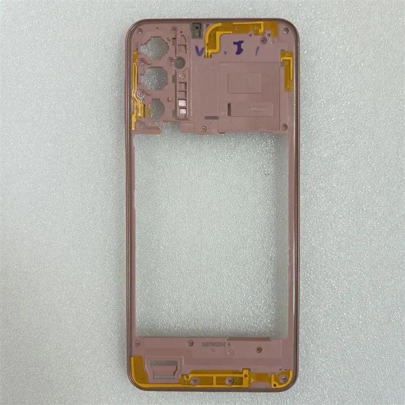 For Samsung Galaxy M23 5G M236 Middle Frame Housing Central Frame With Power Volume Button Replacement Parts