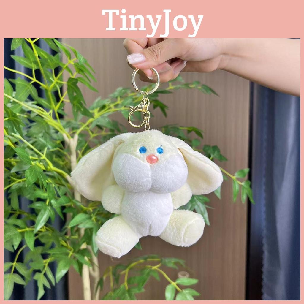 Adorable Cartoon Plush Rabbit Keychain Charming Backpack Pendant For Creative Accessories
