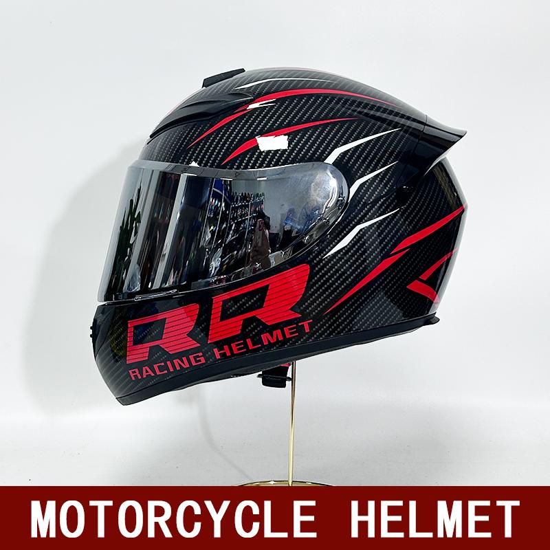 Motorcycle Helmet Male Retro Motorcycle Full Helmet Female Electric Car Safety Helmet Four Seasons Universal Riding Helmet