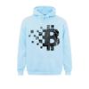 Herren Casual Pullover Bitcoin BLOCKCHAIN LEITERPLATTE Design Hoodie Bio-Baumwoll-Hoodie Erwachsene Für Herren
