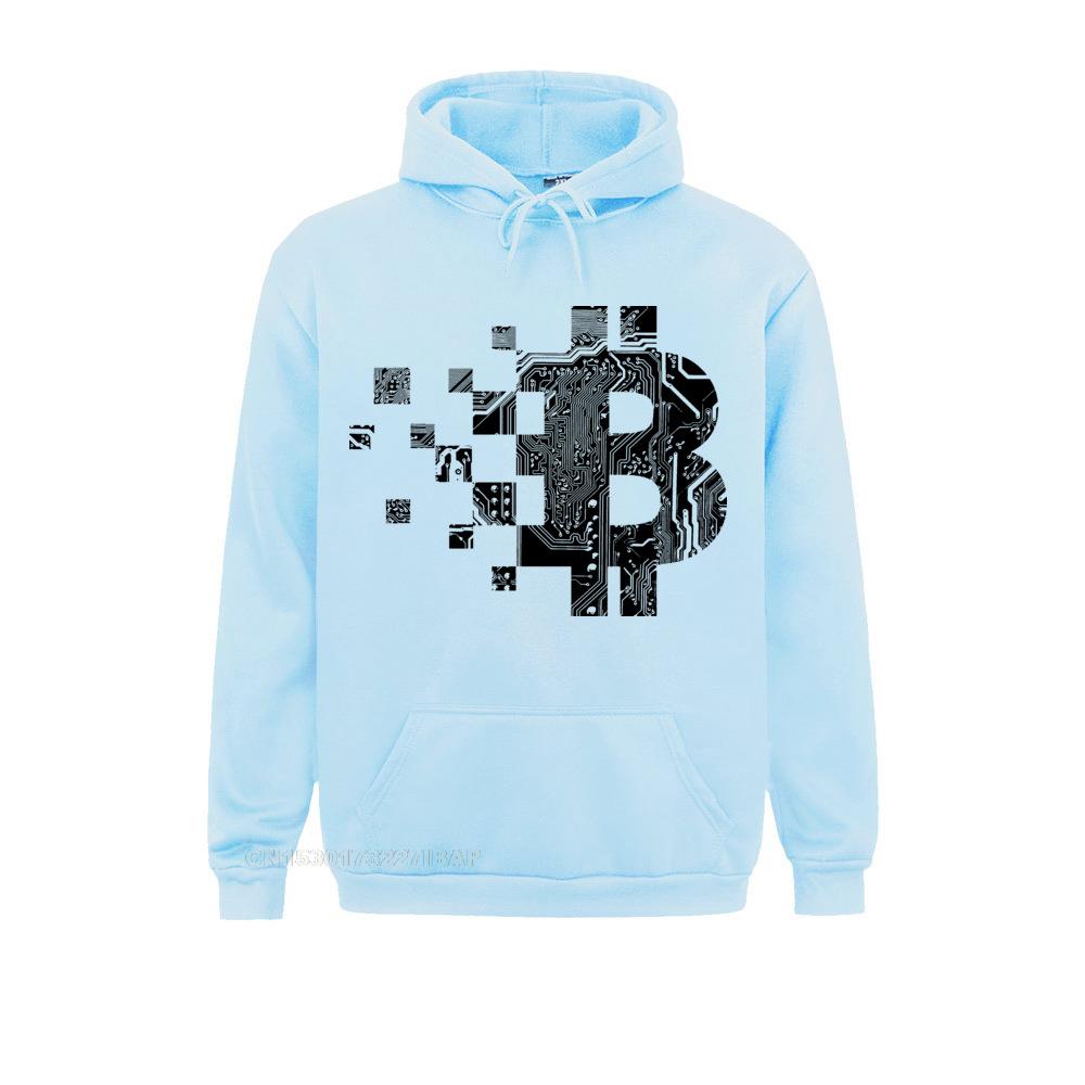 Herren Casual Pullover Bitcoin BLOCKCHAIN LEITERPLATTE Design Hoodie Bio-Baumwoll-Hoodie Erwachsene Für Herren
