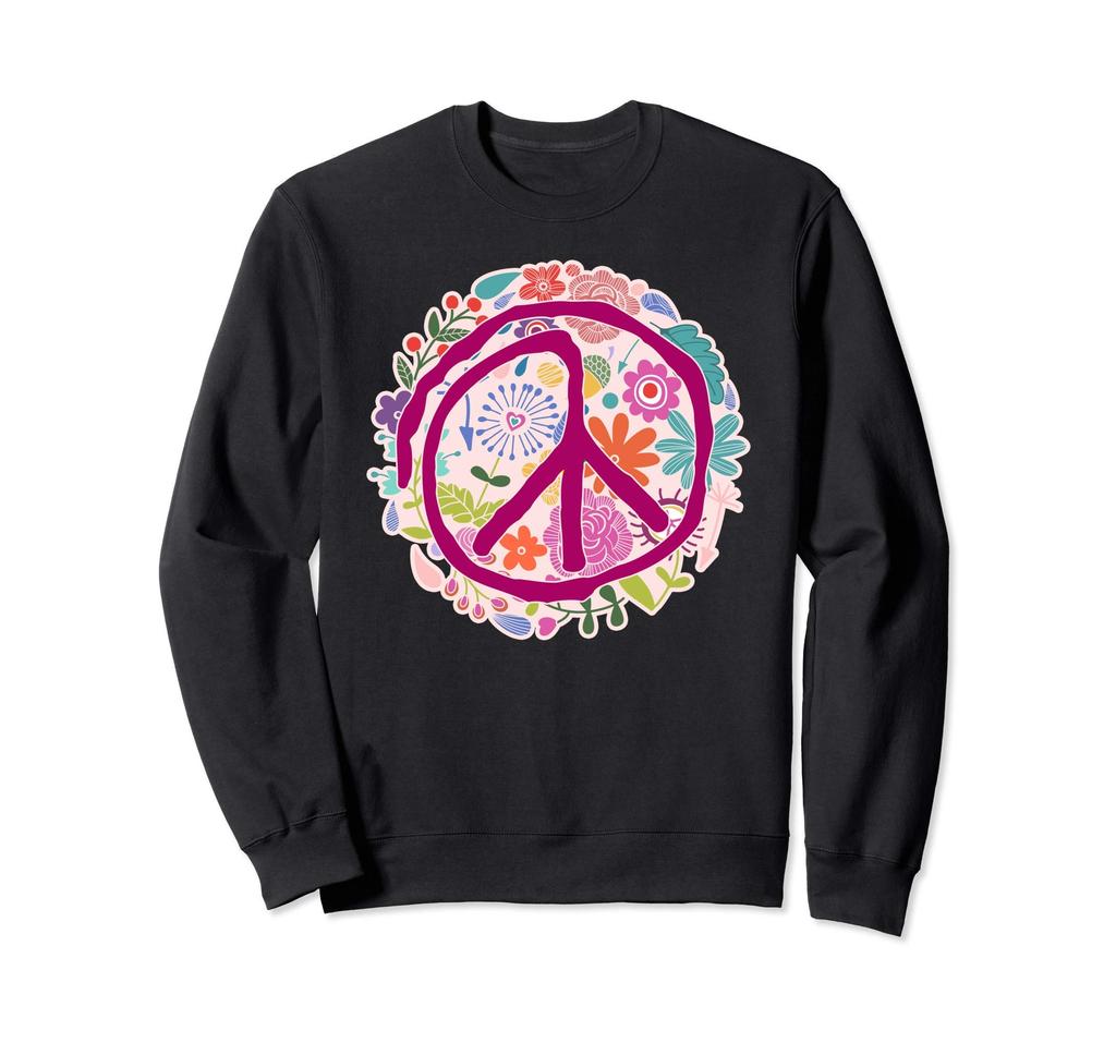 Flower Power PEACE Sign 1 Happy Fan Fun Trainer -