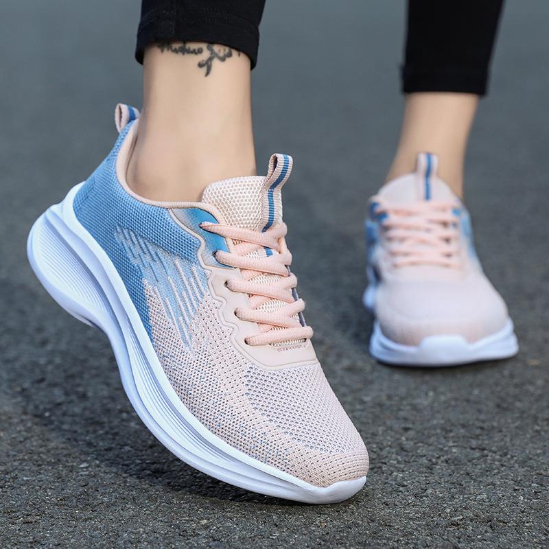 Girls' running shoes Girls' high school students' military training sneakers Women's junior high school students' lightweight shock-absorbing soft-so
