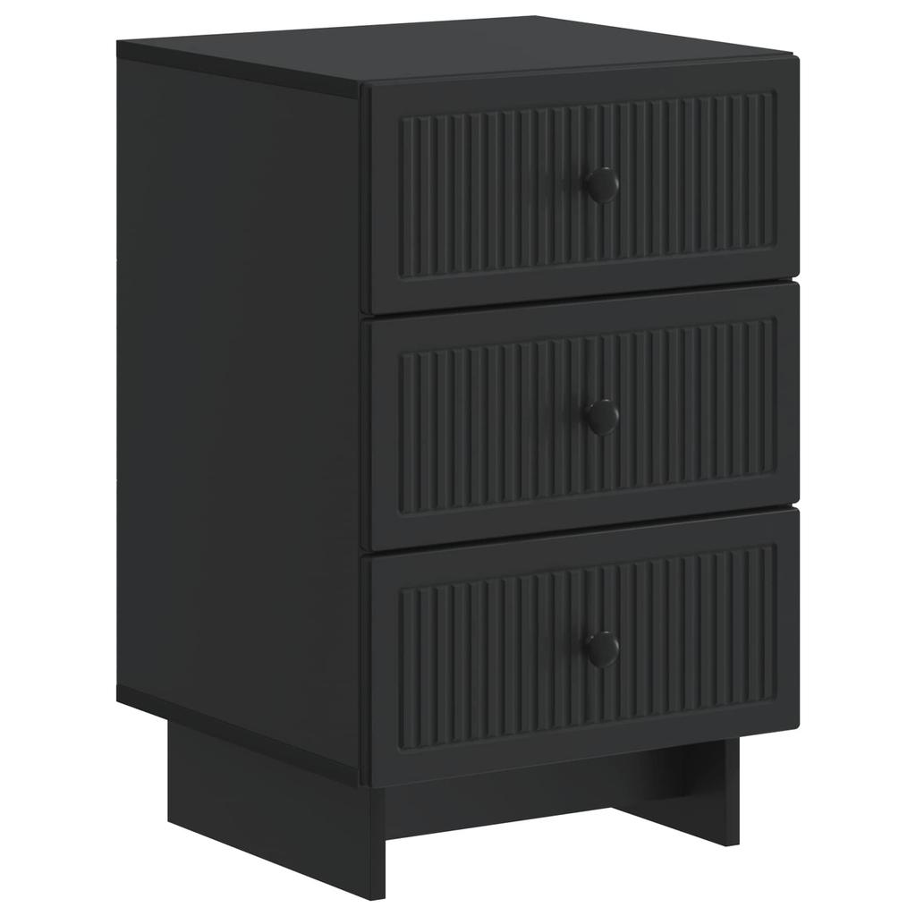 Nightstand Black 43 x 41 x 66.5 cm Particleboard