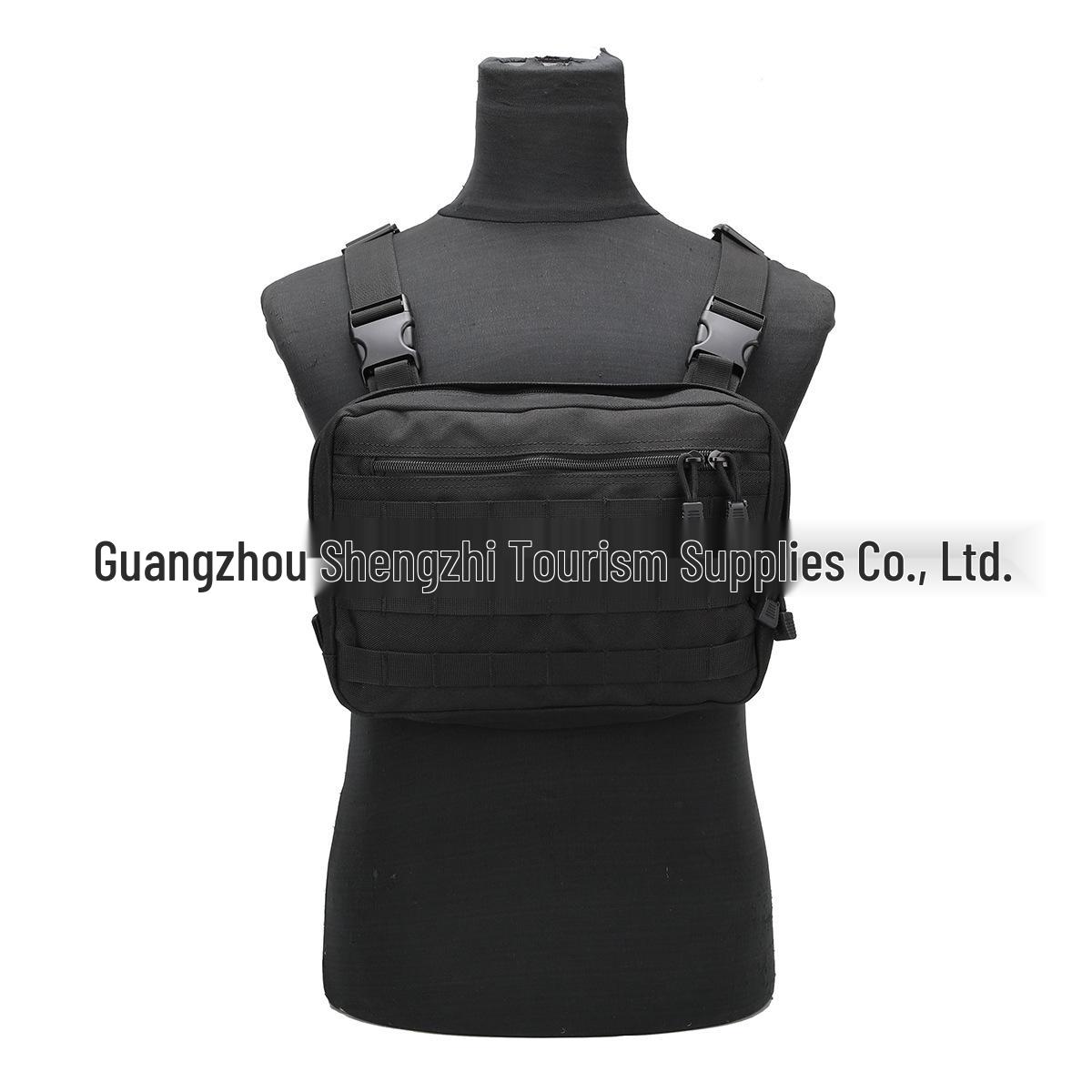 

Anti-Theft Crossbody Mesh Chest Bag: Large-Capacity Military-Style Tool Vest