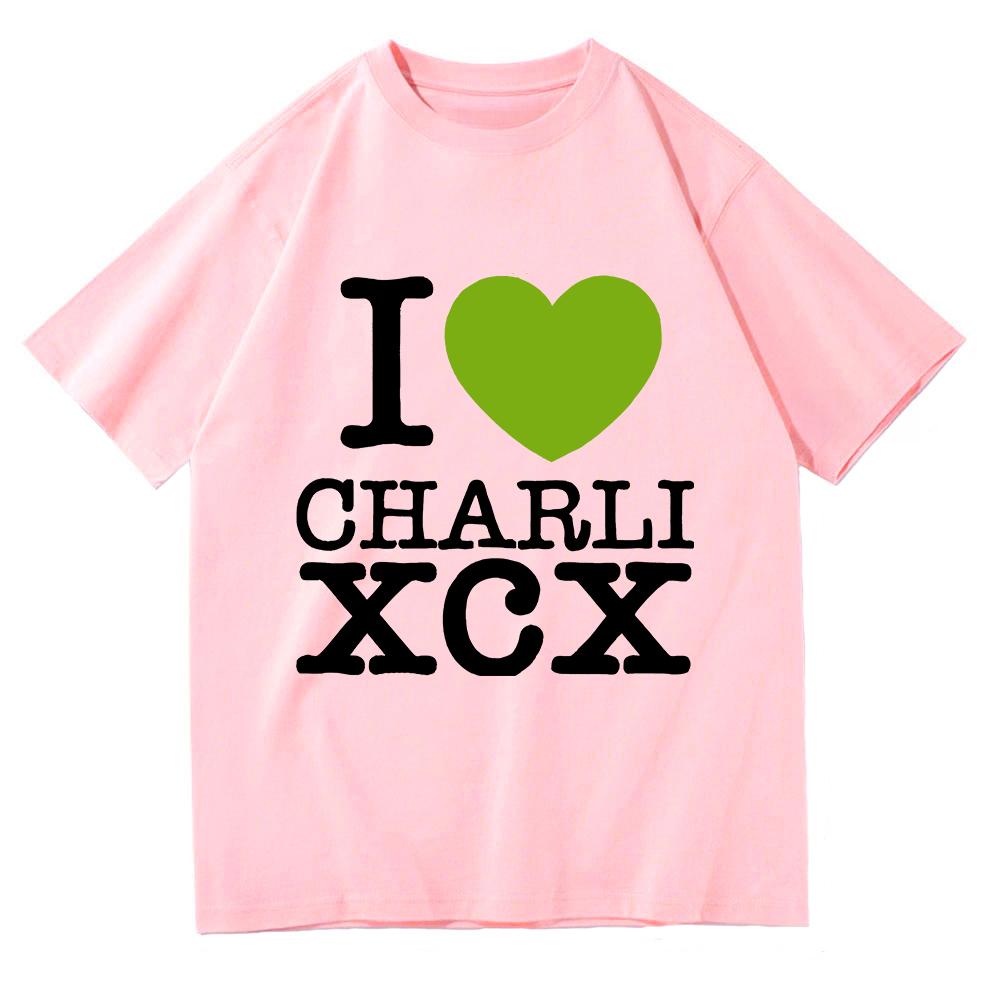 Charli Xcx mit Special Guest Shygirl T-Shirts Brat Album Herren-/Damenbekleidung Ästhetische Unisex Streetwear Baumwoll-T-Shirt