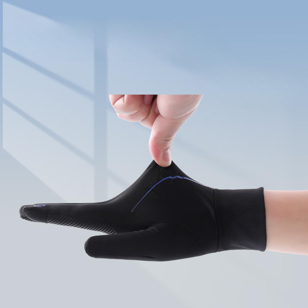 Sunscreen Gloves for Men Summer Outdoor Driving Sports Fishing Thin Non-slip Cycling Anti Ultraviolet Ice Silk Gloves