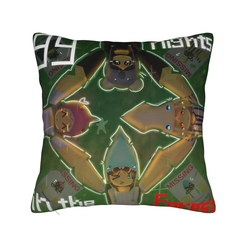 Trendy Bedroom 99 Nights In The Forests Decoration Pillowcases Accessories Video Games Pillow Cover Square Multiple Sizes