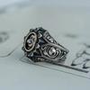 Niche Design, Funny and Light Luxury, New Octagonal Clown Ring, Trendy Single Ring, Domineering