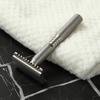 YAQI New Men's Ghost 90DC Cross Grain Pattern Titanium Light Weight Safety Razor High Quality Professional Face Clearance Tool