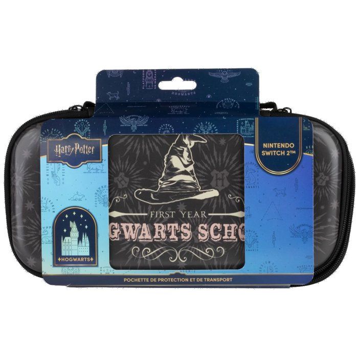 Housse de protection - CERDA LIFE'S LITTLE MOMENTS - Harry Potter première année noir - Rangement 8 jeux - Nintendo Switch 2