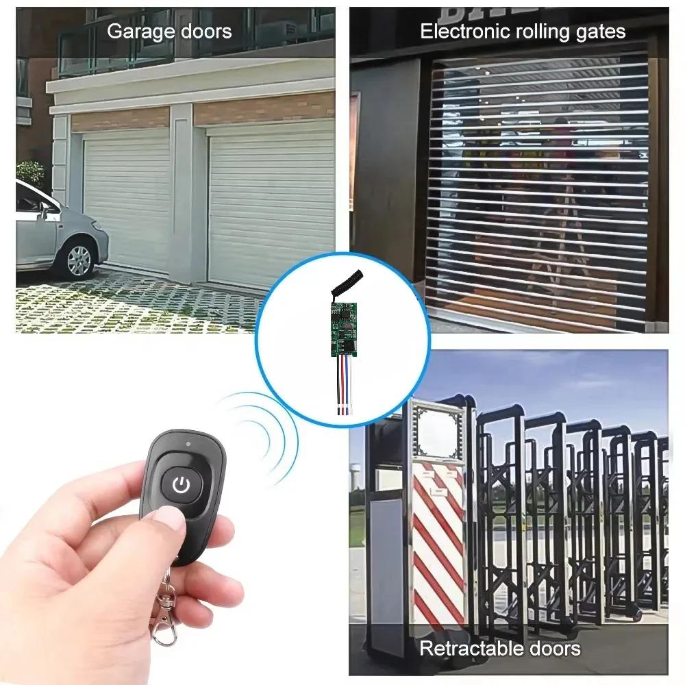 433MHz Wireless Remote Control Motor Switch DC 3.6V 12V 24V Mini Motor Controller 433 MHz Transmitter LED Remote Control