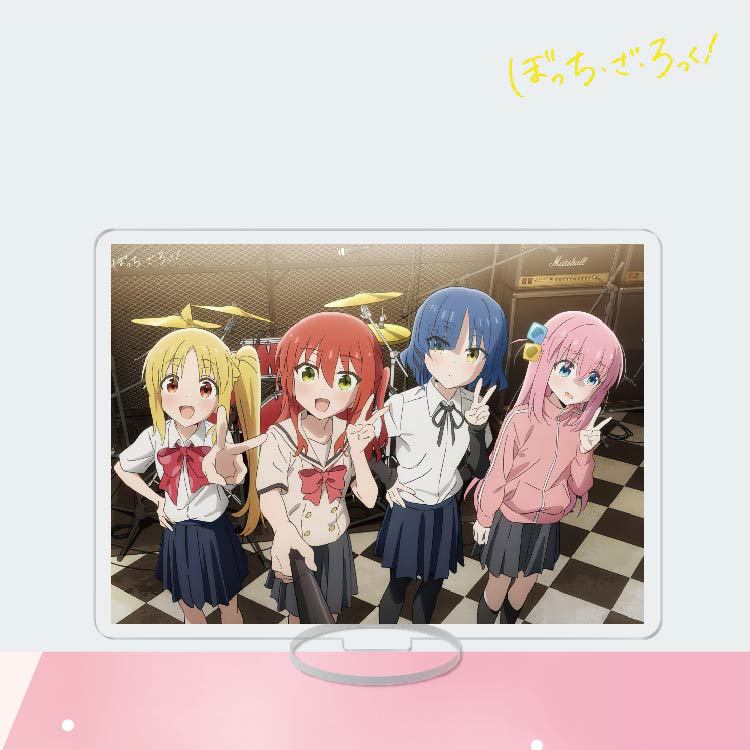 Anime Acrylic Stand Action Figure Toy BOCCHI THE ROCK PVC Laser Desktop Stand Model Toys Gift