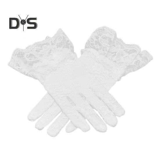 

1 шт./2 шт., женские шляпы-волшебники, перчатки, вышивка, цветок, искусственные перья, кружевная заколка для волос, головной убор, прозрачные свадебные перчатки, комплект D