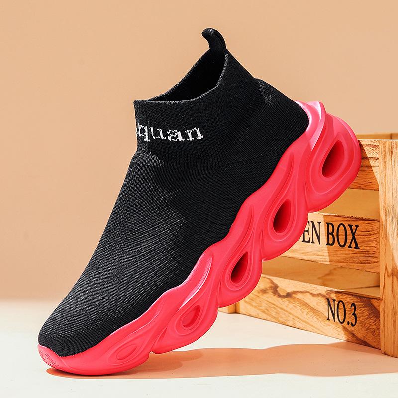 Jinjiang platform socks shoes four seasons breathable and comfortable large size lightweight casual sports shoes