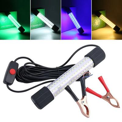 White Green Blue 12V Fishing Light Waterproof Lures Finder Lamp LED Underwater Light  Night Fishing
