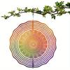 10 Inch Hanging Wind Chime Outdoor Garden Decor with 360 Degree Hook Dynamic Design Perfect for Spring Summer Lawn Decoration Gift for Friends Family