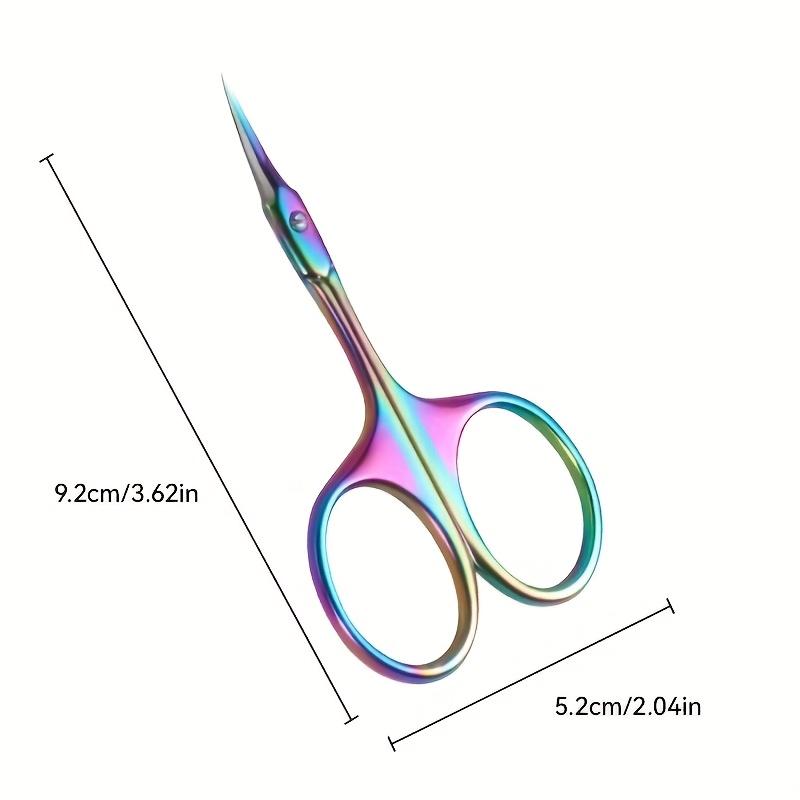 1pc color Stainless Steel Cuticle Scissors Precision Nail & Dead Light Beige Removal Tool, Ideal for Manicure and Pedicure Care