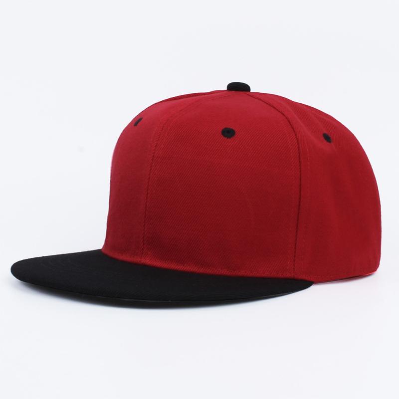 Custom Embroidered Sports Hats With Logo Embroidery 6 Panel Acrylic Two Tone Mixed Color Snapback Caps Original