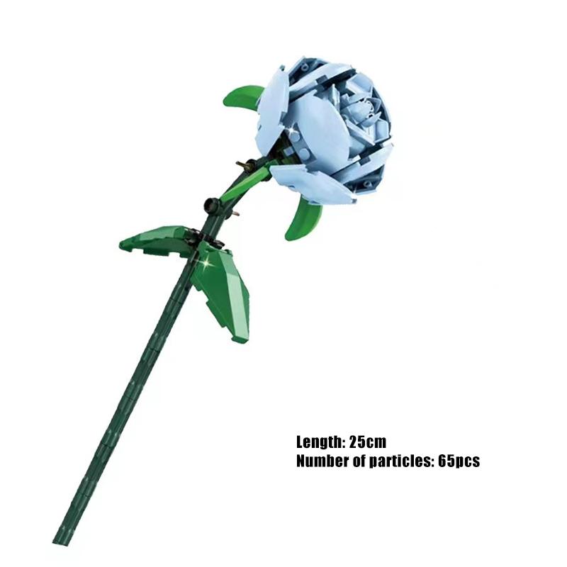 

Роза Подсолнух Тюльпан Конструктор Модель Игрушка Детский Подарок Имитация Декор Цветы Blue