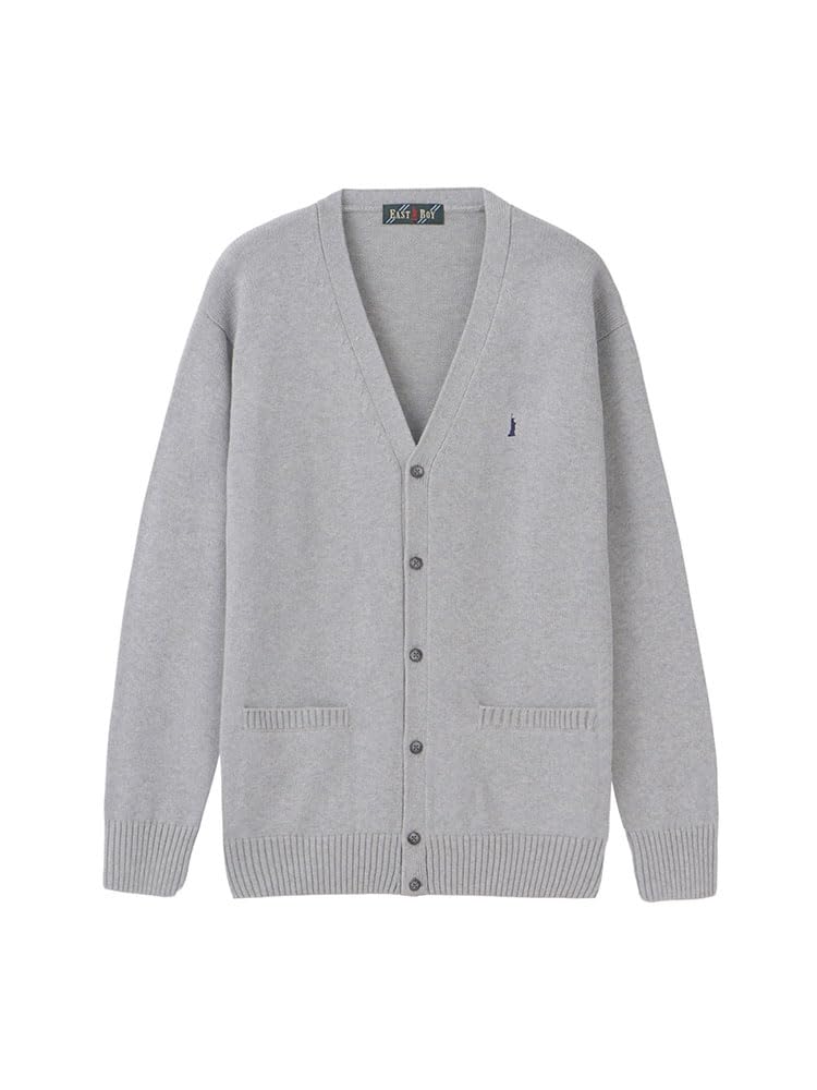 

Cardigan Cotton x Warm Lining Plating Cardigan 4206803 Light Gray [East Boy] Men s Men s (920)