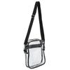 Clear Messenger Bag Stadium Approved Transparent PVC Shoulder Bag for Work Business L