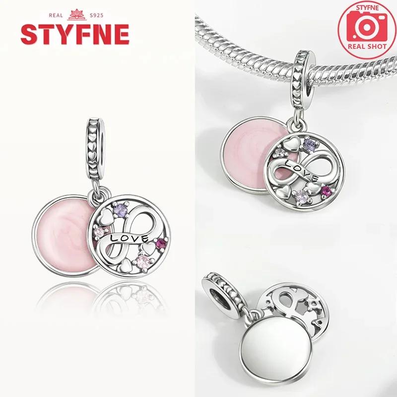 Copper Romantic Couple Love Heart Beads Valentine'S Day Charms Bead Fit Original Bracelets Fine Diy Jewelryfor Women Gift