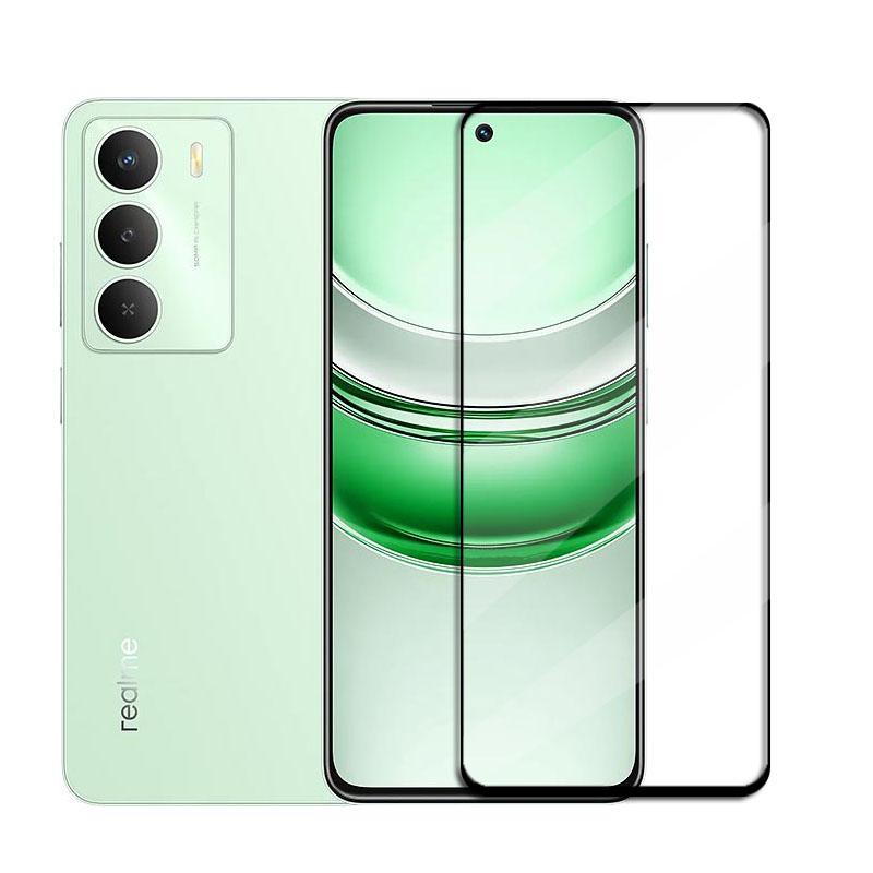 4-1Pcs Full Cover Glass For Realme C75 Tempered Glass For Realme C75 Screen Protector HD Protective Phone Film Realme C75