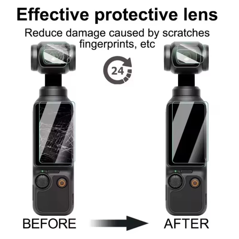 HD Lens Films Tempered Glass Protective Films New Screen Protector for DJI Osmo Pocket 4 3