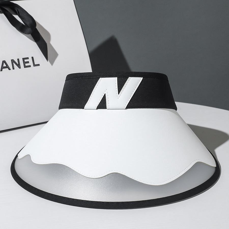 Hat Style Versatile Fashionable Ventilate Womens Wide Brimmed Sun Hatscaps