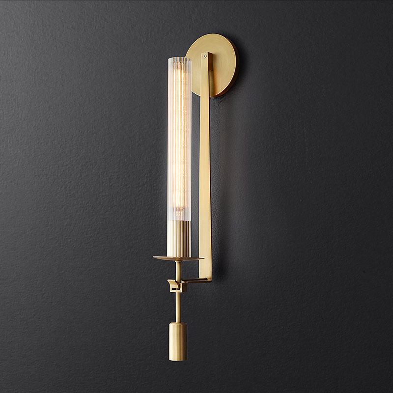 All-Copper Post-Modern Luxury Wall Lamp for Living Room, Bedroom, Study, and Hotel