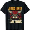 Jesus Loves Me And My Tattoos Tattooed Christian Classic Tee T-Shirt