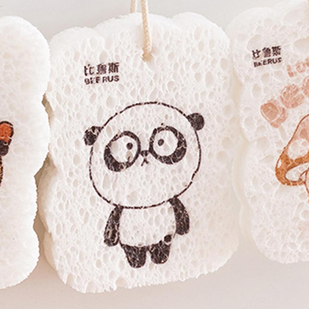 1pcs Kitchen Compressed Wood Pulp Dishes Dishwashing Sponge Cleaner Brush Wood Pulp Cotton Dish Pad  Pad Pot Cleaning Sponge