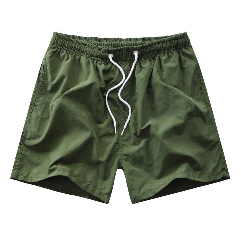 Men Swim Shorts Quick Dry Summer Pocket Elastic Waist Basic Shorts Pant 3XL Swimwear Running Jogging Trunks Beach Board Shorts