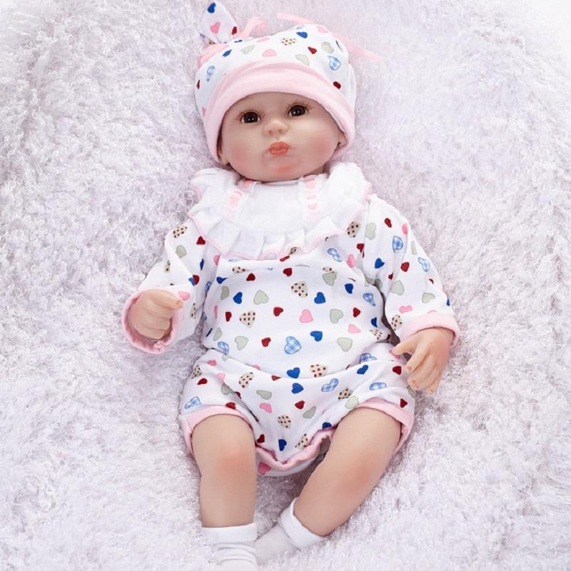 

Premium 17 Handmade Lifelike Baby Girl Doll For Exceptional Gift Giving Moments
