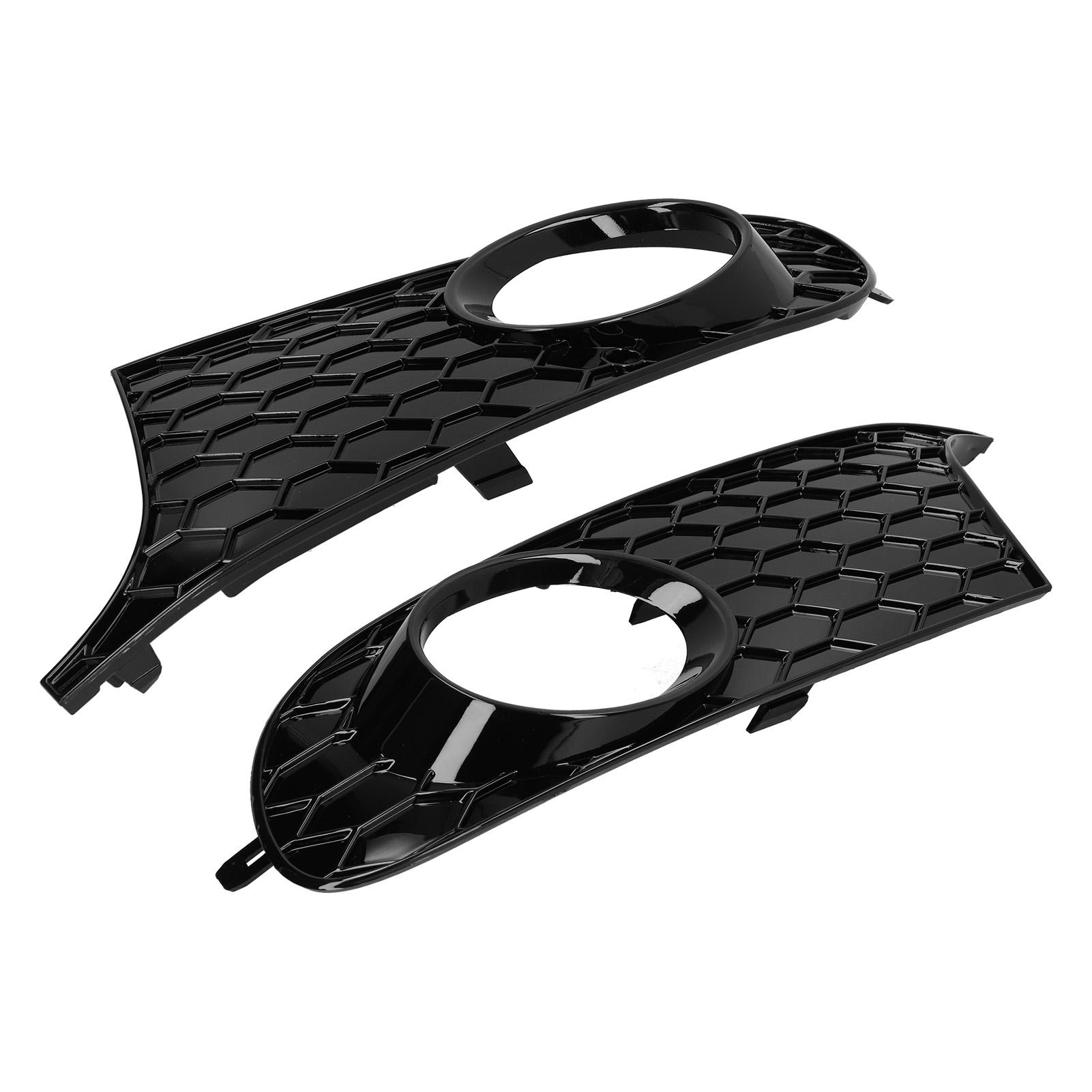 

Pair Front Fog Light Frame Honeycomb Grille Cover 5K0 853 665 Fit for MK6 TDI TSI 2009‑2013