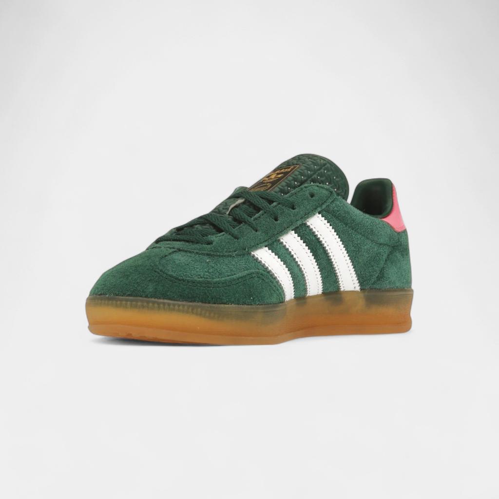 Adidas Gazelle Indoor Collegiate Green Lucid Pink (Women's)