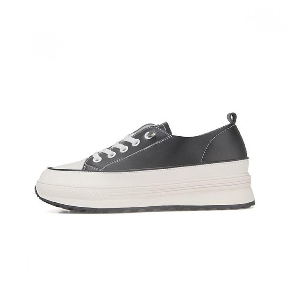 BARBARA Leather 3cm Women S SneakerS Bbf607bk
