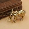 Home Office Desktop Tea Pet Mammoth Figurine Brass Craft Decoration Wholesale