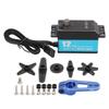 HOBBYFANS 12kg RC Metal Gear Digital Servo with 25T Aluminum Alloy Servo Arm for 1 10 Remote Control Car