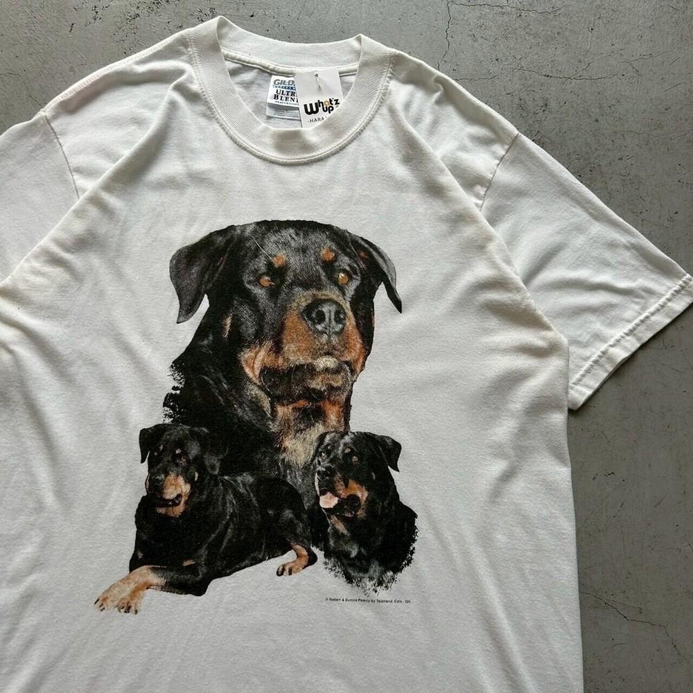 

Rottweiler Unisex TShirt Retro #039;Rottweiier#039; Dog Graphic Shirt S5XL Unisex T-Shirt XXXXL