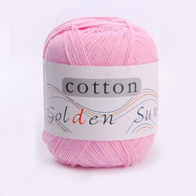 Fio de Bebê Colorido de Algodão Puro Tricotado à Mão para Acessórios de Vestuário DIY