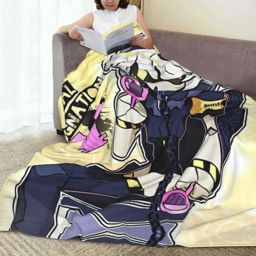 Uzi Doorman Murder Drones Fleecová přehozová deka Deka na ložní prádlo Venkovní Super měkké ložní prádlo Přehozy