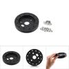 Universal Car Spacer 0.5  Hub for 6 Hole Steering Wheel To 3 Hole Adapter Boss Popular Black