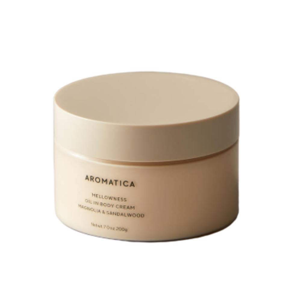 

AROMATICA Mellowness Oil-in-Body Cream Magnolia & Sandalwood 200g Deep Moisturizing Aromatherapy