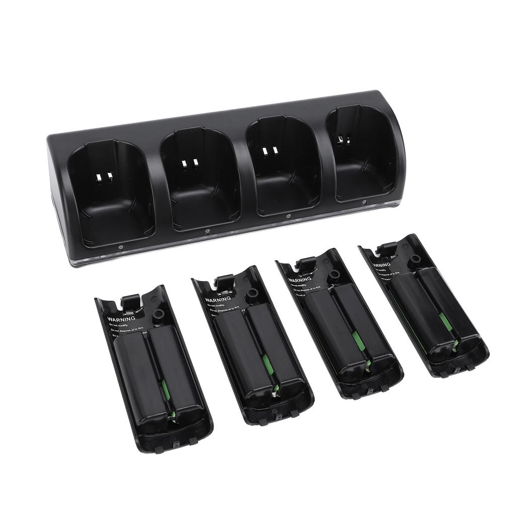 Controller  R Station for   Remotes Controller  R Dock Station with 4 Pack 2800mAh Re Able Battery
