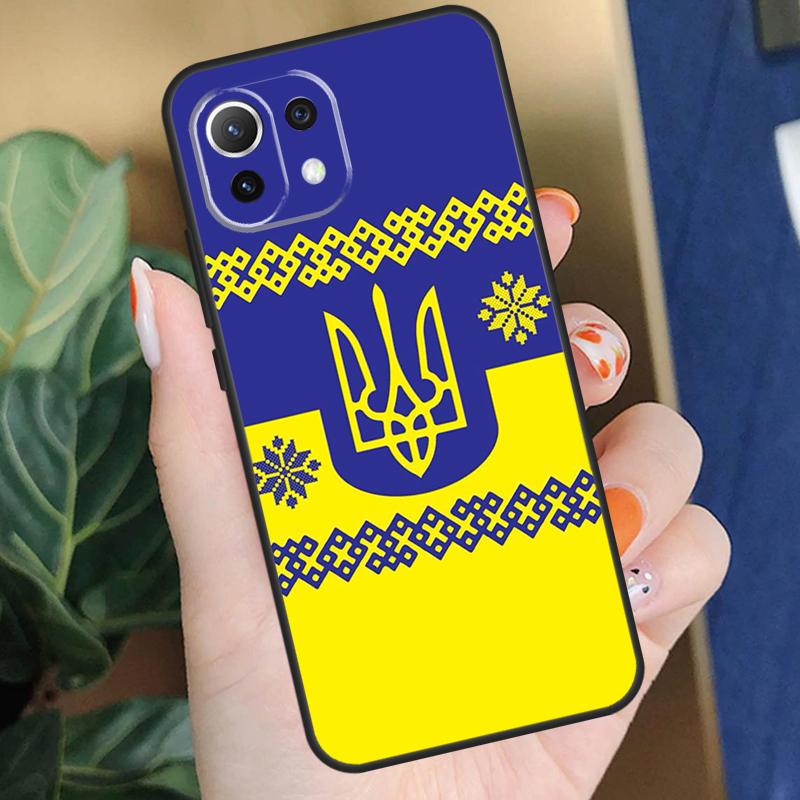 Ukraine Flag Case For POCO F5 X3 X5 Pro F4 X4 F3 C65 M5s Cover For Xiaomi 13T 14 Pro 11T 12T 12 13 Lite
