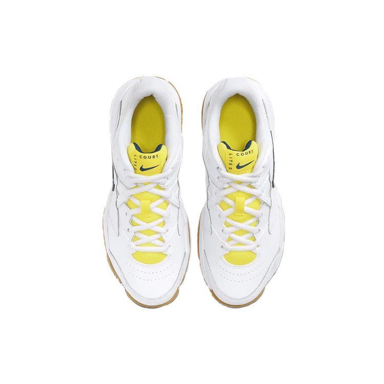 Nike Court Lite 2 White Oracle Aqua (Womens) Women Sneakers Oracle-Aqua-Opti-Yellow-Valerian-Blue AR8838-102