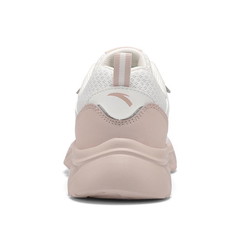Anta Lingyun 3 Shock Absorbing Wear Resistant Breathable Low Top Running Shoes Women Sneaker Lotus-Gray 922355573-10
