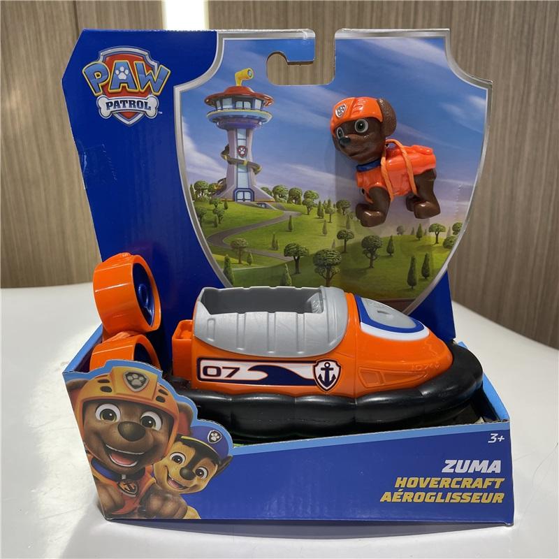 10kinds Genuine Paw Patrol Everest Ryder Rex Skye Chase Rocky Zuma Vehicle with Collectible Figure Birthday Gift Children Toy